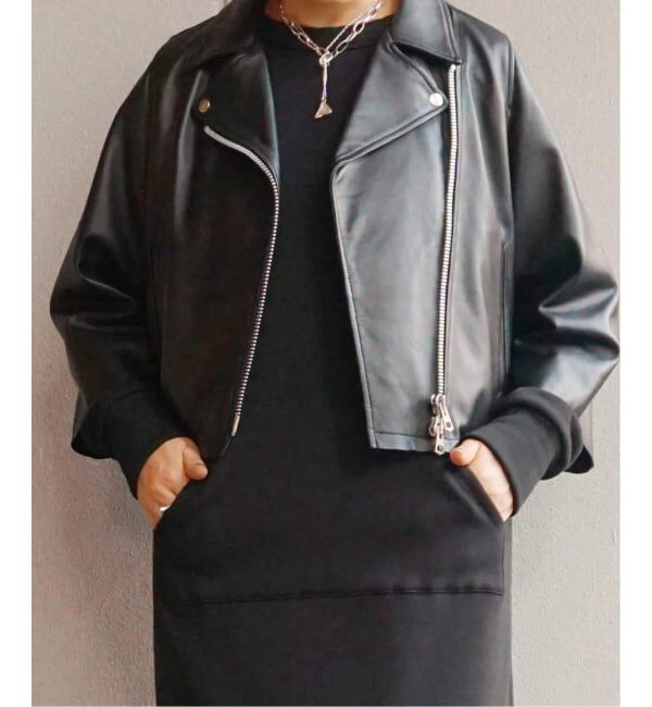 journal standard luxe「レザー ショートライダースジャケット」|ライダースジャケット|