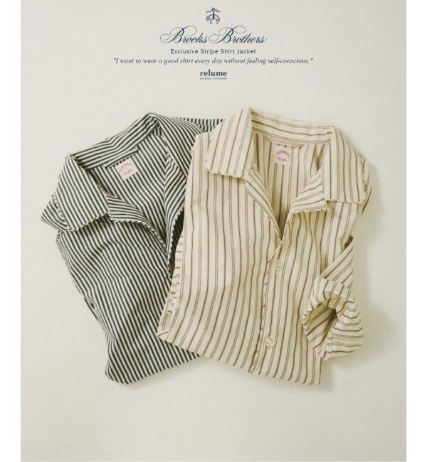 JOURNAL STANDARD relume「《予約》Brooks Brothers / ブルックスブラザーズ 別注 ストライプ シャツジャケット」|シャツ・ブラウス|