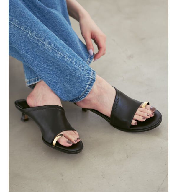 NOBLE「《追加・パーツ別注》LE VERNIS/ルベル二 Toe ring sandals」|サンダル|
