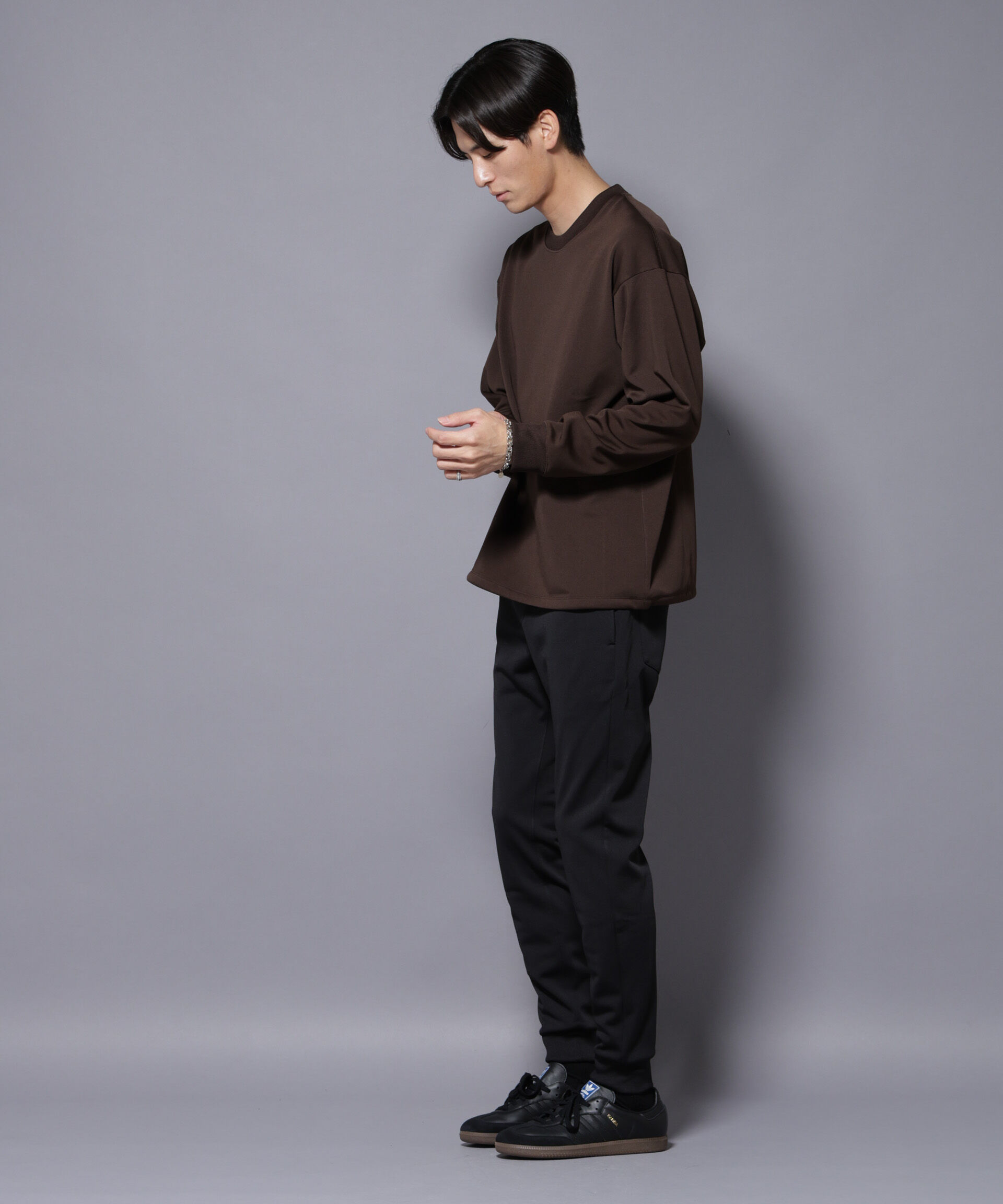 nano･universe「｢MC｣coveross(R)  フリースボンディングクルーネック」|Tシャツ・カットソー|