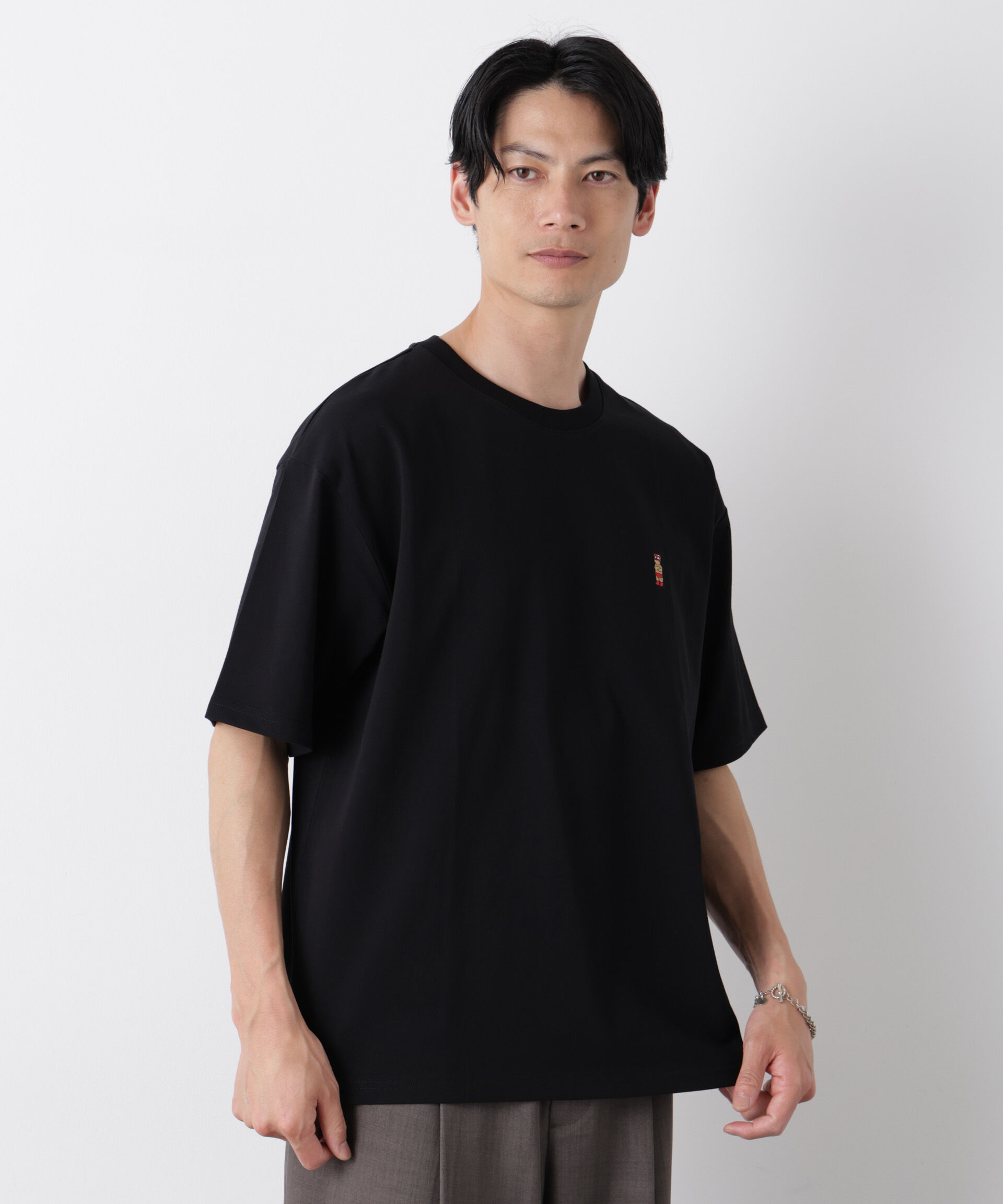 NANO universe「ナノベア ワイドTシャツ半袖 プロレス」|Tシャツ・カットソー|