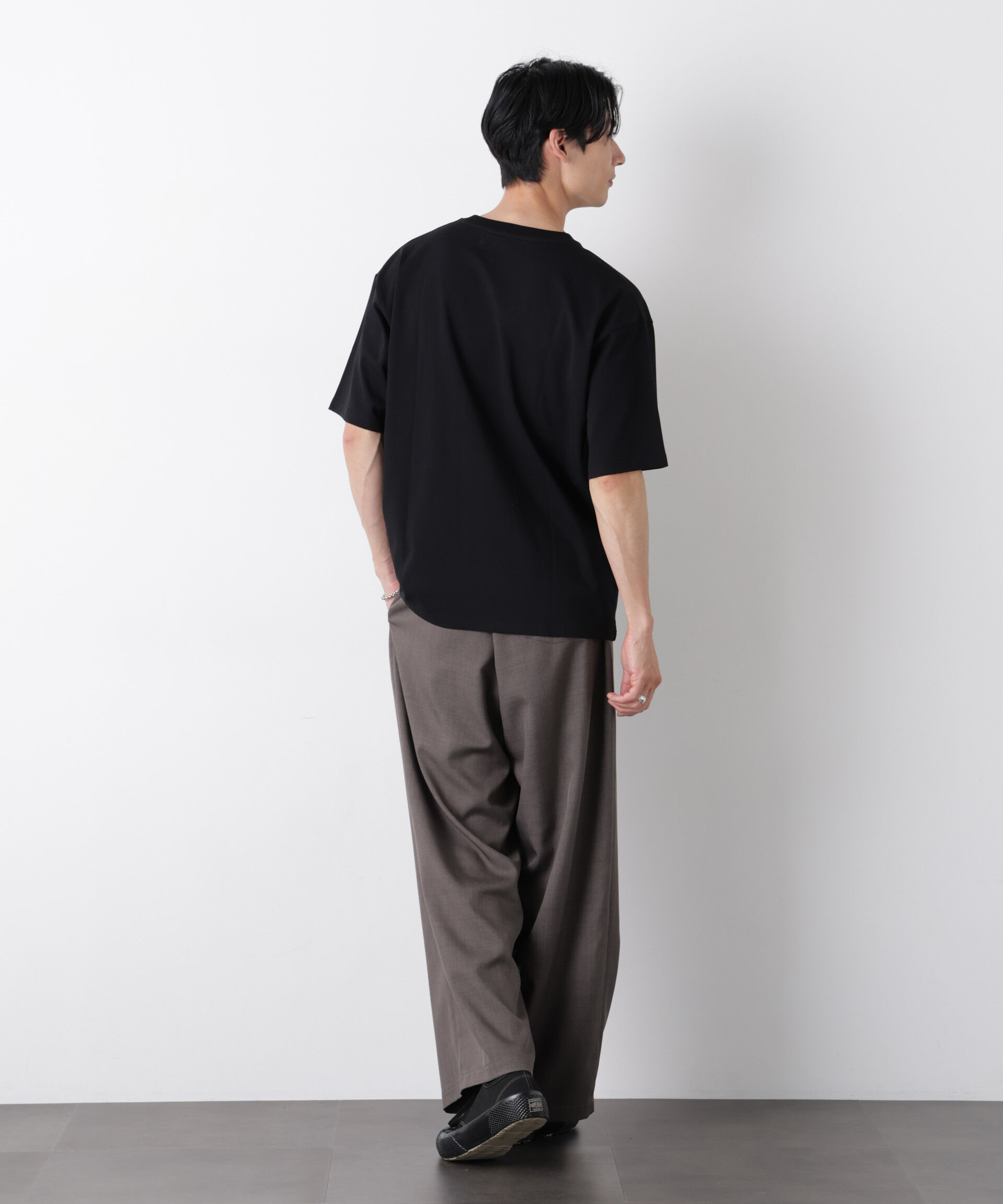 NANO universe「ナノベア ワイドTシャツ半袖 プロレス」|Tシャツ・カットソー|