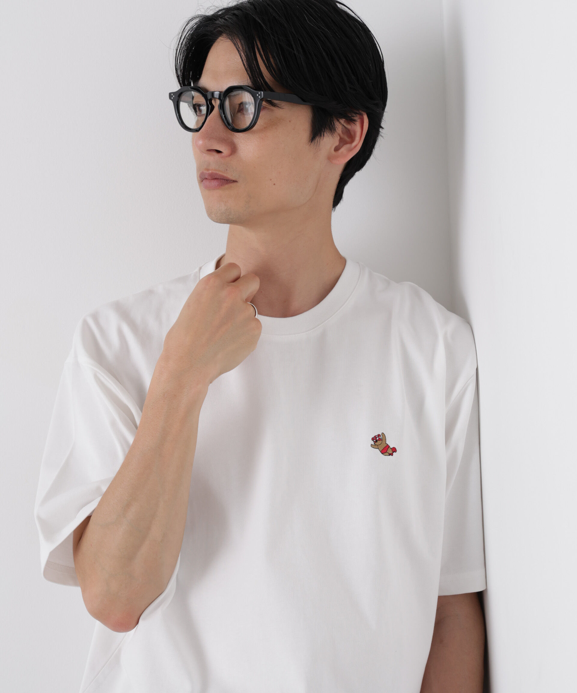 NANO universe「ナノベア ワイドTシャツ半袖 プロレス」|Tシャツ・カットソー|パターン32