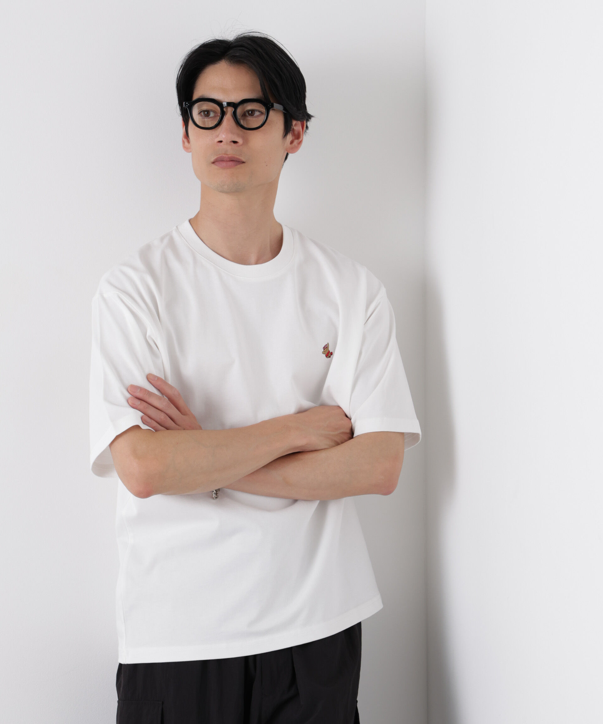 NANO universe「ナノベア ワイドTシャツ半袖 プロレス」|Tシャツ・カットソー|