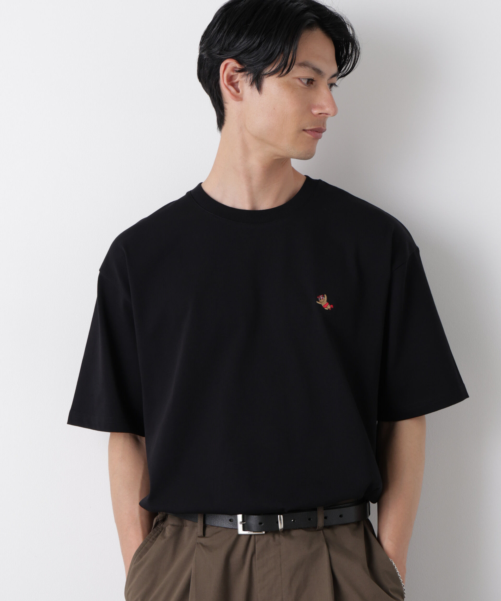 NANO universe「ナノベア ワイドTシャツ半袖 プロレス」|Tシャツ・カットソー|パターン43
