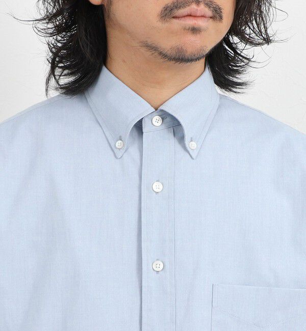 NOLLEY'S goodman「《ビジカジ対応》ダンガリーボタンダウンシャツ 26AW」|シャツ・ブラウス|