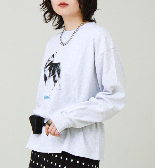 GLOSTER「【新デザイン】【DOG&CAT】NEW犬猫ロンT」|Tシャツ・カットソー|
