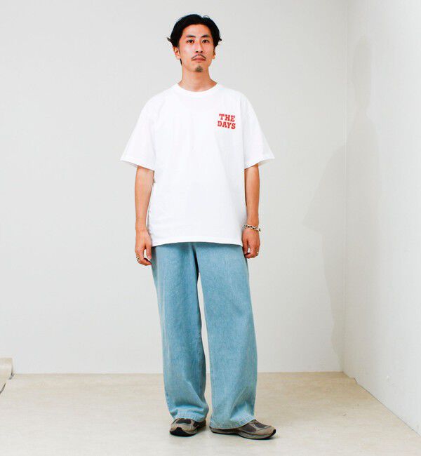 GLOSTER「【THE DAYS/ザ デイ】HIGE MOJI ROMAJI TEE 髭文字 Tシャツ」|Tシャツ・カットソー|