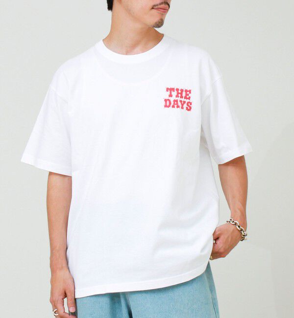 GLOSTER「【THE DAYS/ザ デイ】HIGE MOJI ROMAJI TEE 髭文字 Tシャツ」|Tシャツ・カットソー|
