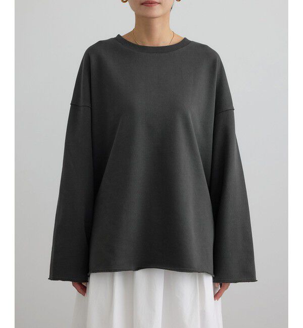 SALON adam et rope'「【WEB・一部店舗限定】ローエッジオーバースウェットプルオーバー / セットアップ対応」|スウェット・ジャージ|
