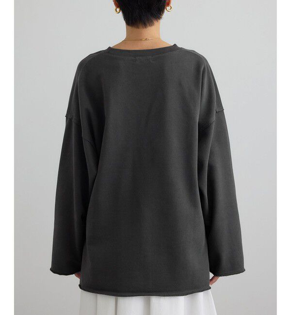 SALON adam et rope'「【WEB・一部店舗限定】ローエッジオーバースウェットプルオーバー / セットアップ対応」|スウェット・ジャージ|