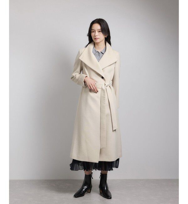 ROPE「プレミアムカシミヤ ロングコート【逸品・マルチWAY】」|ステンカラーコート|