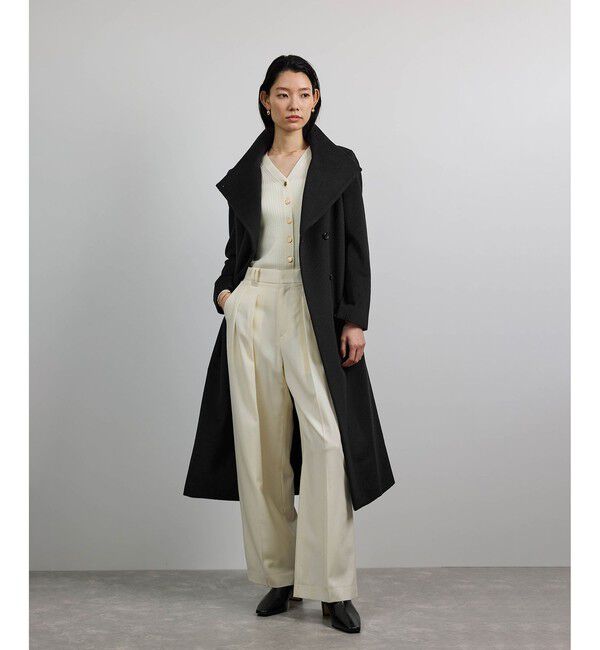 ROPE「プレミアムカシミヤ ロングコート【逸品・マルチWAY】」|ステンカラーコート|
