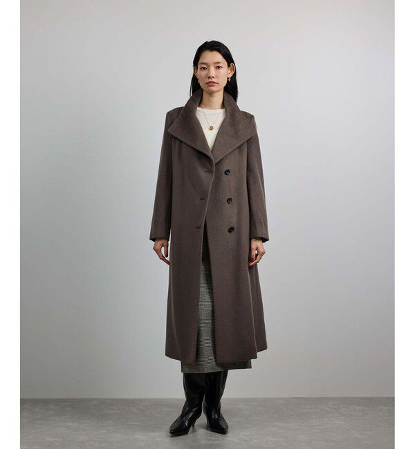 ROPE「プレミアムカシミヤ ロングコート【逸品・マルチWAY】」|ステンカラーコート|