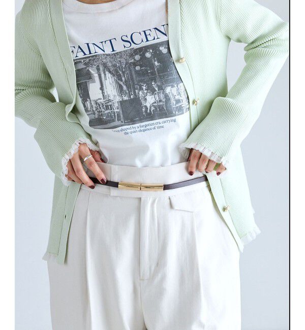 VIS「10mm幅ナローベルト」|ベルト|ブラウン(20)
