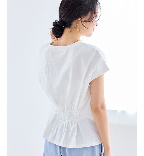 VIS「ウエストタックデザインTシャツ」|Tシャツ・カットソー|