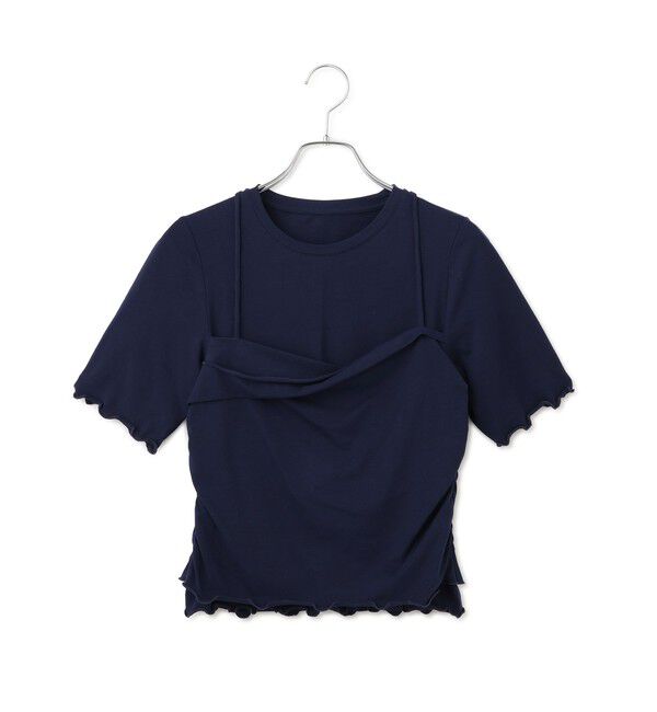 ADAM ET ROPE'「【WEB限定】ベアトップレイヤードカットソー」|Tシャツ・カットソー|