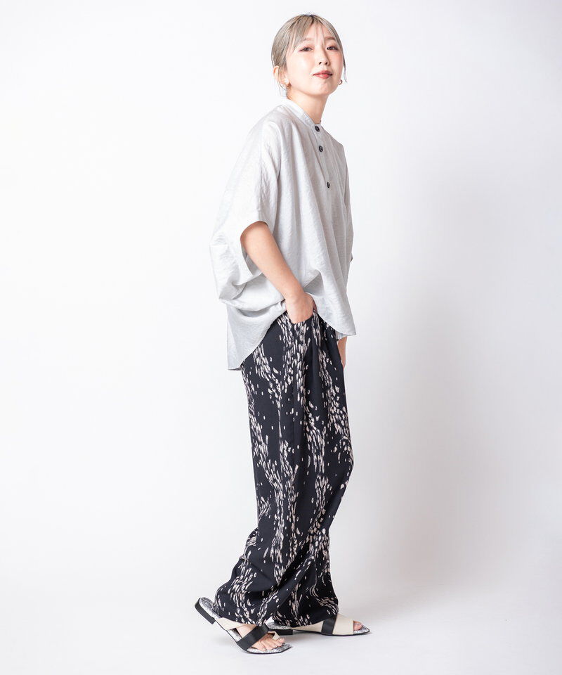  「プリントタックパンツ」|その他|