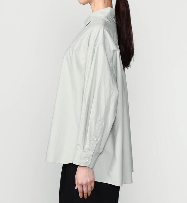 GYMPHLEX「Gymphlex | コットン 長袖チュニックシャツ WOMEN」|シャツ・ブラウス|