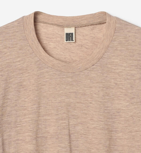 UNFIL「UNFIL | スラブヤーン レイヤードトップス WOMEN」|Tシャツ・カットソー|