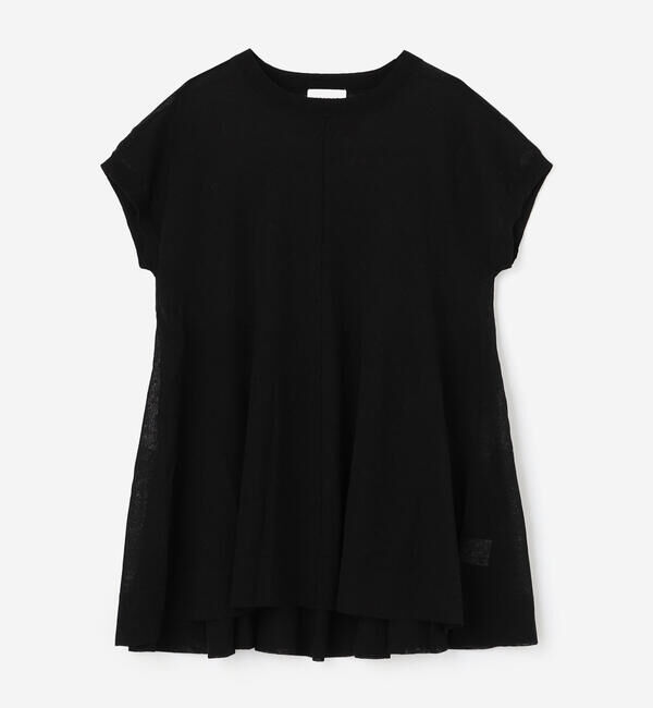  「ADAWAS |〈別注〉セミシアー ティアードトップス WOMEN」|ニット・セーター|BLACK