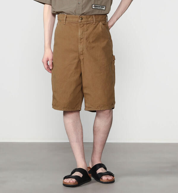  「orSlow | 〈別注〉 DAD'S FIT OXFORD PAINTER SHORTS BROWN MEN」|その他|