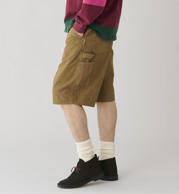  「orSlow | 〈別注〉 DAD'S FIT OXFORD PAINTER SHORTS BROWN MEN」|その他|