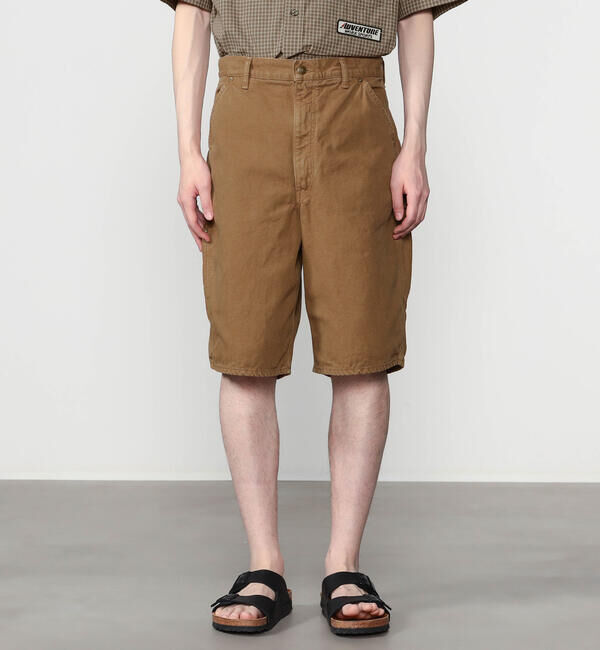  「orSlow | 〈別注〉 DAD'S FIT OXFORD PAINTER SHORTS BROWN MEN」|その他|