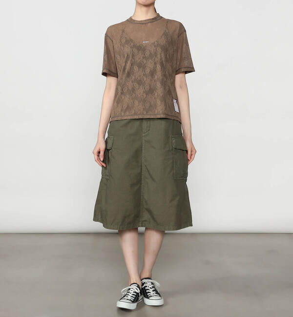  「orSlow | 〈別注〉ARMY SKIRT KHAKI WOMEN」|スカート|