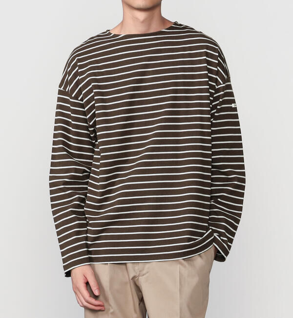ORCIVAL「ORCIVAL | コットン クルーネック ロングスリーブ カットソー MEN」|Tシャツ・カットソー|BROWN系1