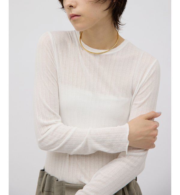  「【GEMINI】テレコカットソー」|Tシャツ・カットソー|オフホワイト