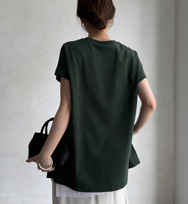 「接触冷感2WAYフロッキーロゴTEE」|Tシャツ・カットソー|