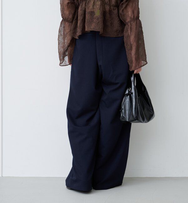  「【WEB限定/2サイズ展開/全骨格◎/裏地無し】ピンストライプスラックス」|チノ|