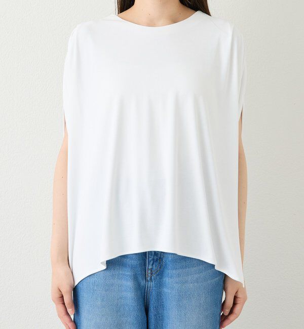  「【吸水速乾/遮熱/接触冷感】クールタッチポンチョカットソー」|Tシャツ・カットソー|