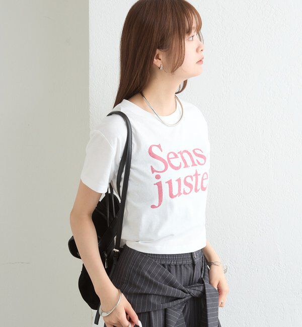  「ラインストーンロゴチビT」|Tシャツ・カットソー|