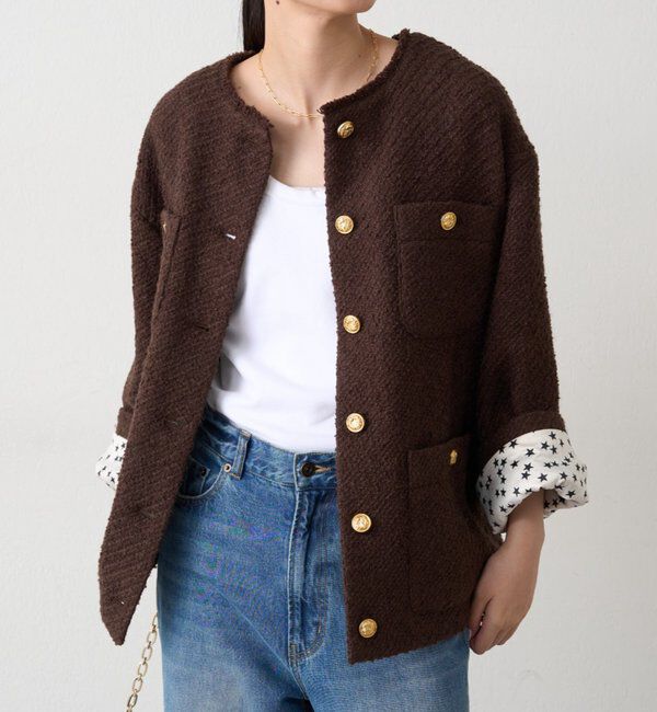  「【20周年限定】ツイードジャケット」|ベスト・ジレ|