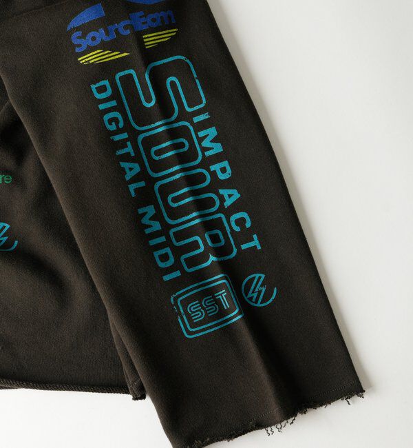  「【Sourcream】カンパニーロゴ切りっぱなしスウェット」|Tシャツ・カットソー|