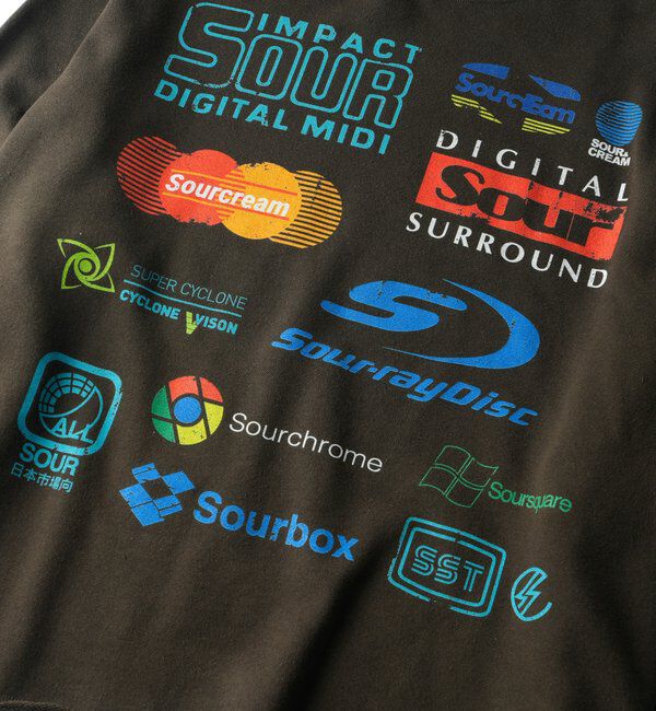  「【Sourcream】カンパニーロゴ切りっぱなしスウェット」|Tシャツ・カットソー|