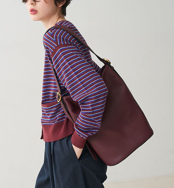 collex「【WEB限定】【Beau're/ヴュレ】Design Buckle Bucket」|ショルダー・メッセンジャー|