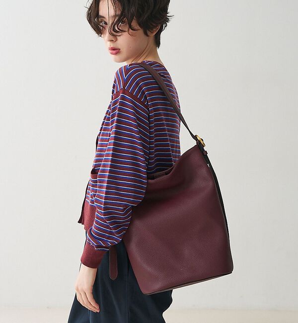collex「【WEB限定】【Beau're/ヴュレ】Design Buckle Bucket」|ショルダー・メッセンジャー|