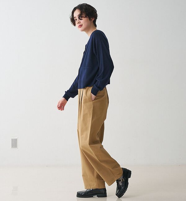 collex「クルーネックショート丈カーディガン【予約】」|カーディガン|