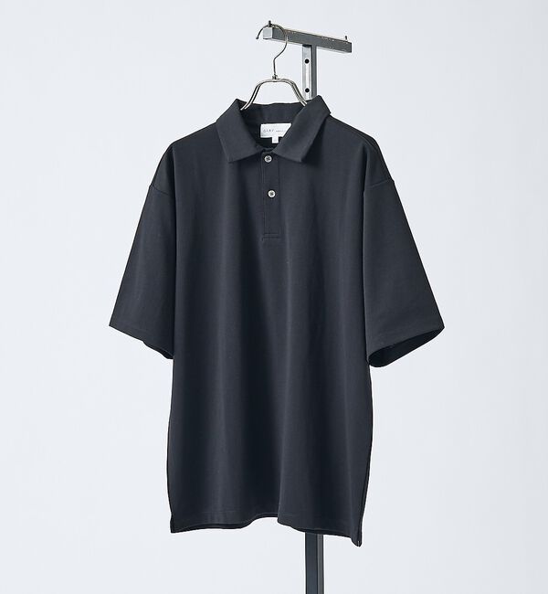 ABAHOUSE「【抗菌防臭/UVカット】シルキーポンチ 半袖ポロシャツ」|ポロシャツ|