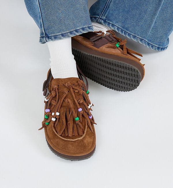 ABAHOUSE「【SHAKA / シャカ】モックミュール / SK-296CA MOC MULE」|モカシン|ブラウン