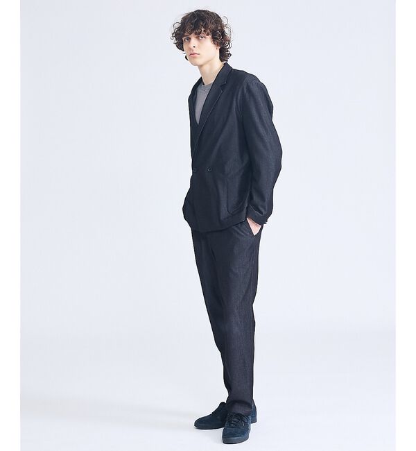 ABAHOUSE「【セットアップ対応】デニムライクツイル ダブルジャケット【予約】」|その他|