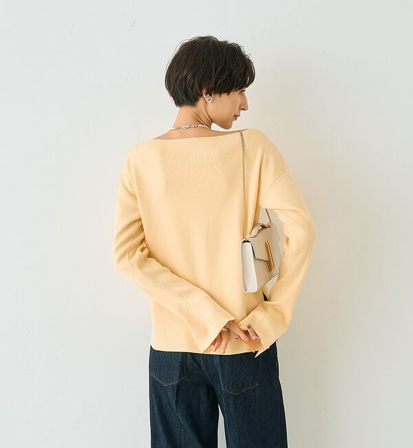 Rouge vif「スムーススリット ニットプルオーバー」|ニット・セーター|