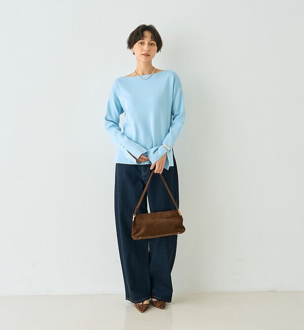 Rouge vif「スムーススリット ニットプルオーバー」|ニット・セーター|