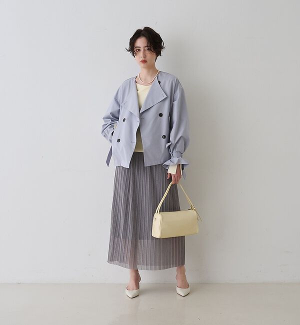 Rouge vif「【一部店舗限定】ドレープスリットスリーブリブニット【予約】」|ニット・セーター|
