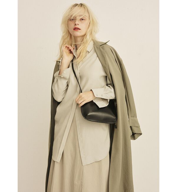 Rouge vif「【2サイズ展開】ステンカラーロングコート」|ステンカラーコート|