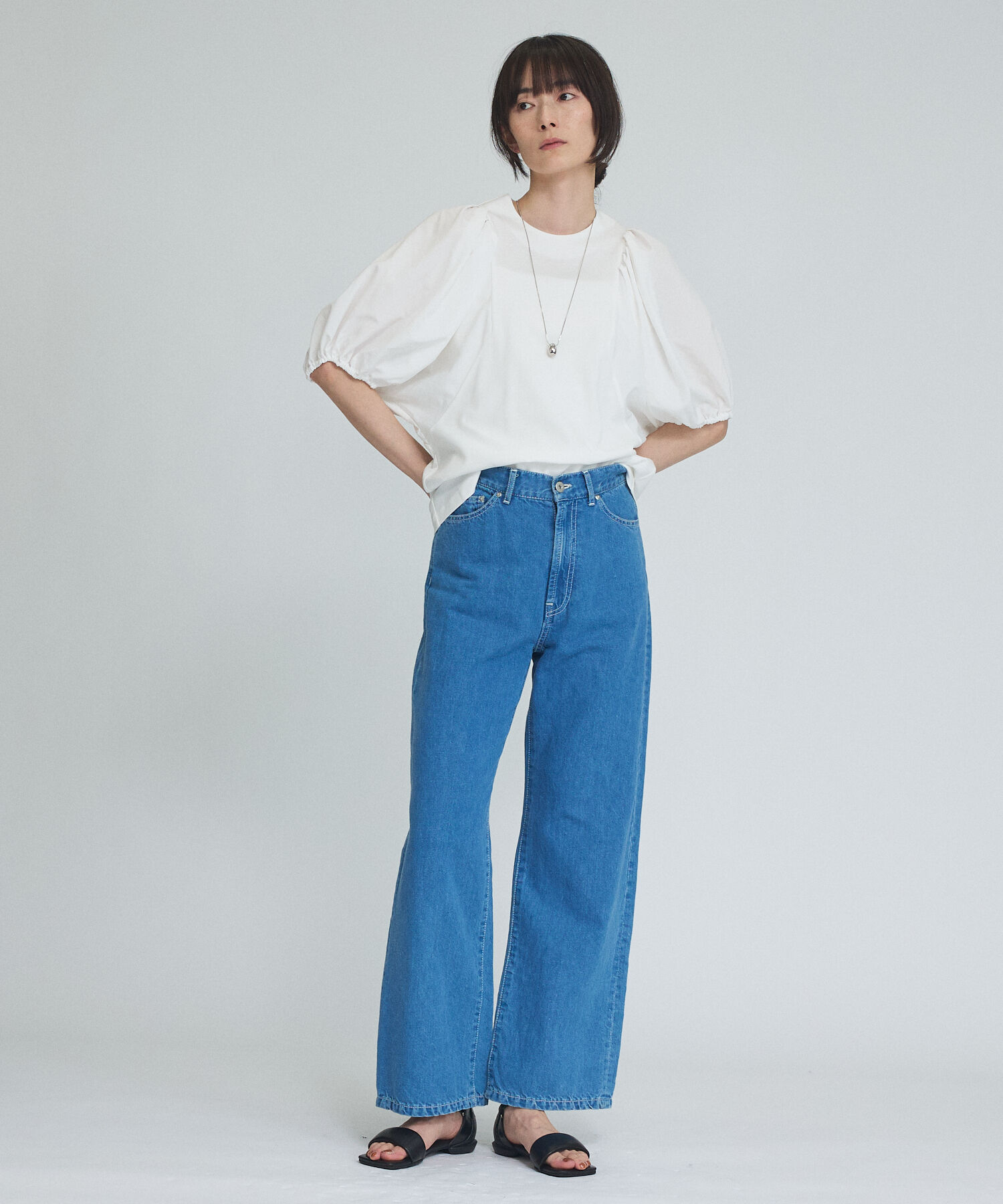 qualite「タフタスリーブプルオーバー」|Tシャツ・カットソー|