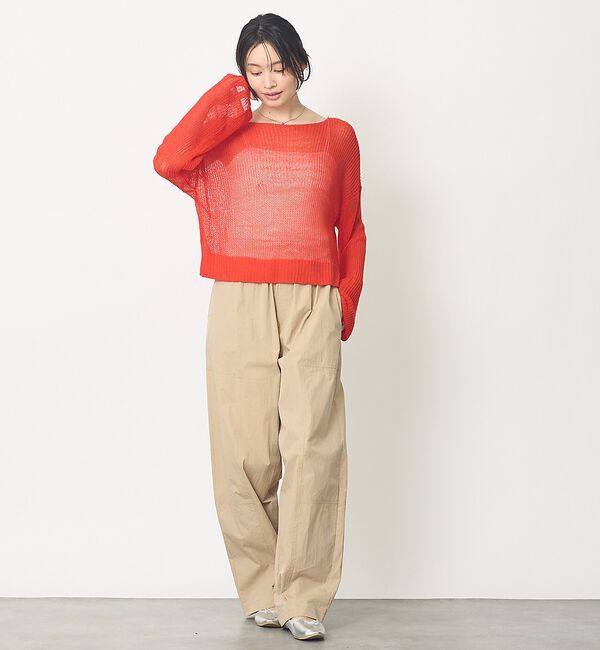 abahouse mavie「シアーニットプルオーバー」|ニット・セーター|